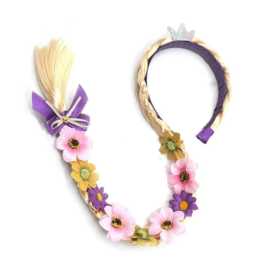 Princess Rapunzel Long Braided Headband