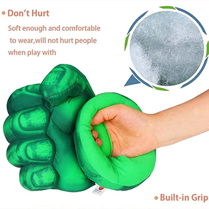 Kids Cartoon Pattern Foam Superhero Gloves
