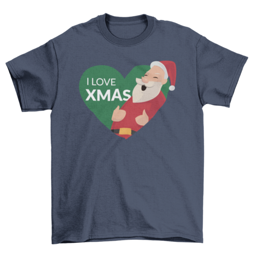 I Love Xmas Santa T-shirt