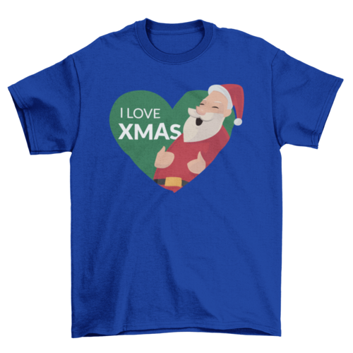 I Love Xmas Santa T-shirt