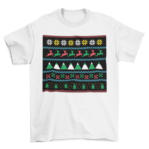 Ugly Sweater Themed Winter T-shirt