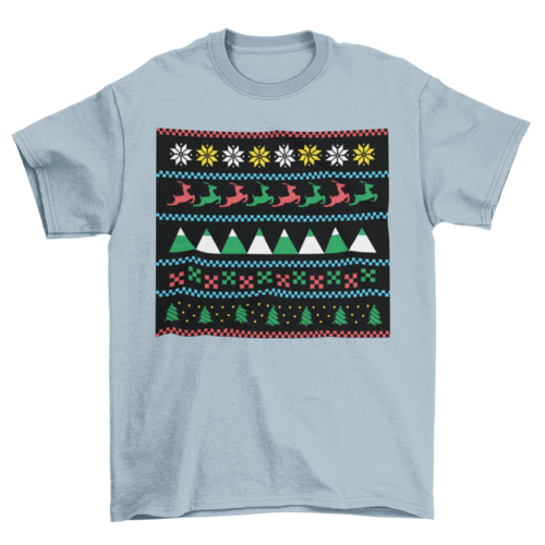 Ugly Sweater Themed Winter T-shirt