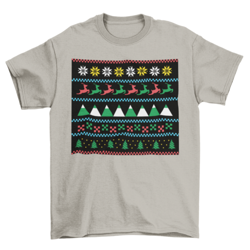 Ugly Sweater Themed Winter T-shirt