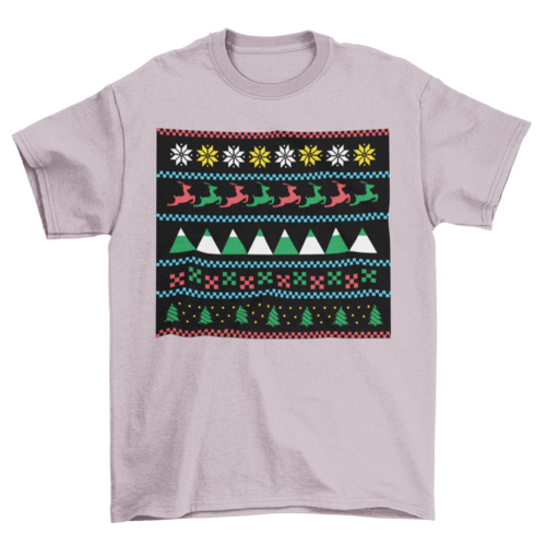 Ugly Sweater Themed Winter T-shirt