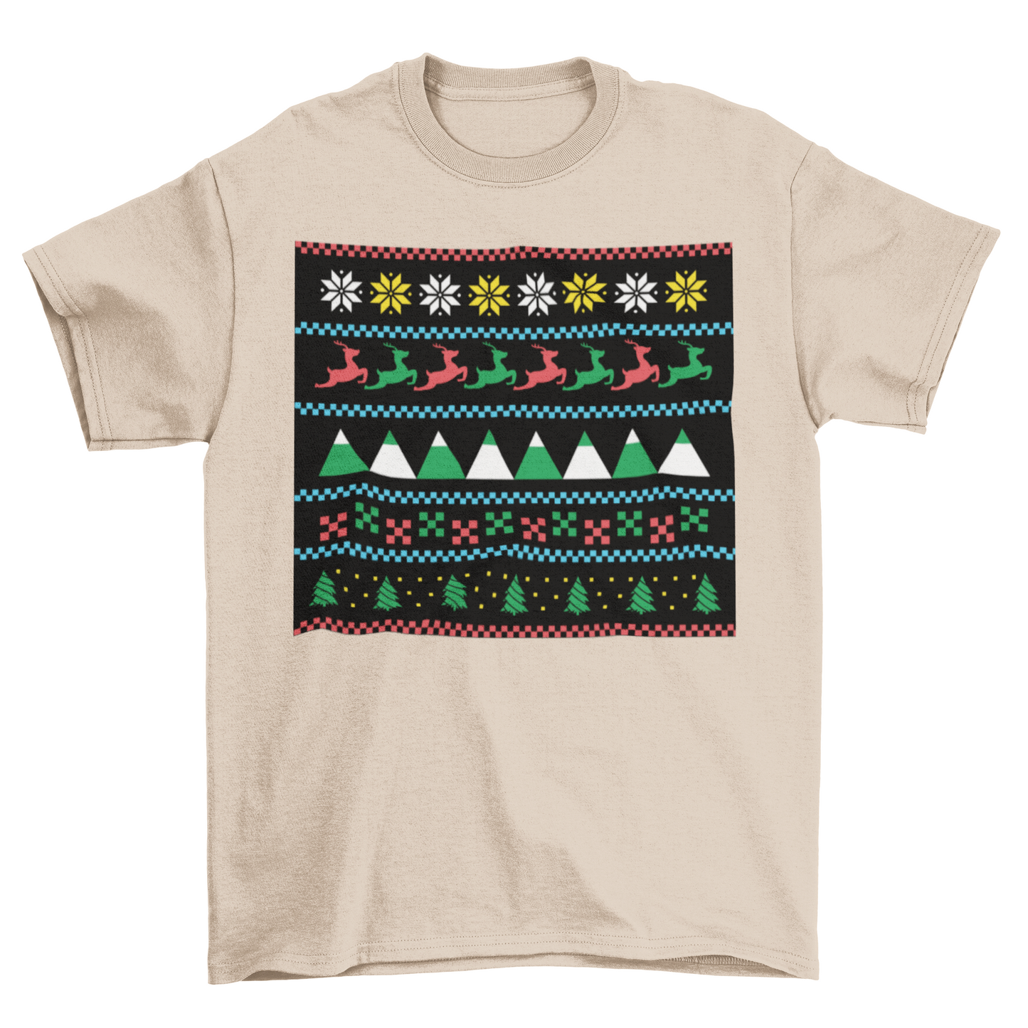 Ugly Sweater Themed Winter T-shirt