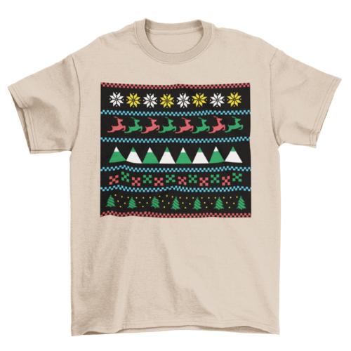 Ugly Sweater Themed Winter T-shirt