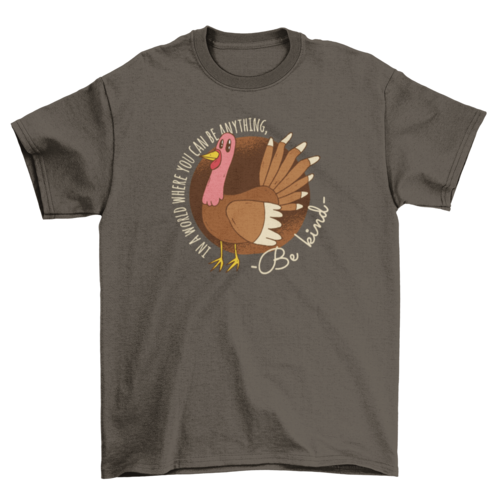 Be Kind Turkey T-shirt