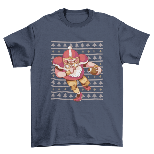 Football Santa T-shirt
