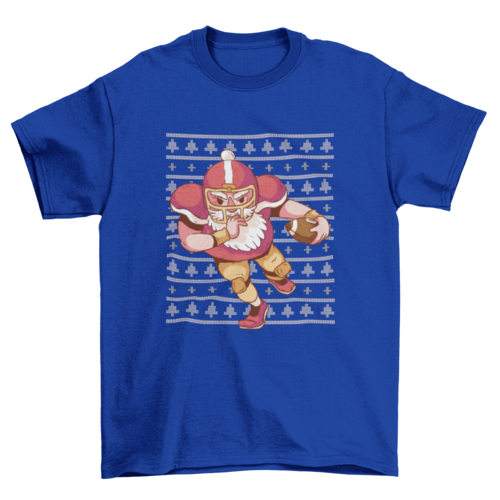 Football Santa T-shirt