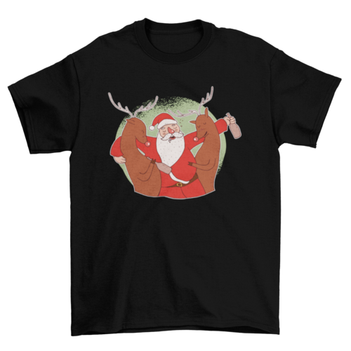 Drunk Santa T-Shirt