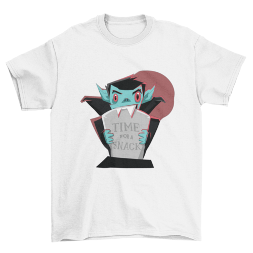 Hungry Vampire Halloween Tee