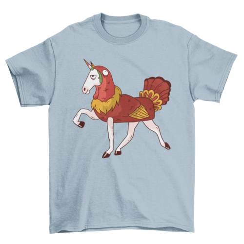 Unicorn Turkey Thanksgiving T-shirt