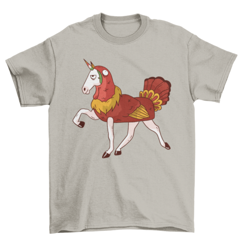 Unicorn Turkey Thanksgiving T-shirt