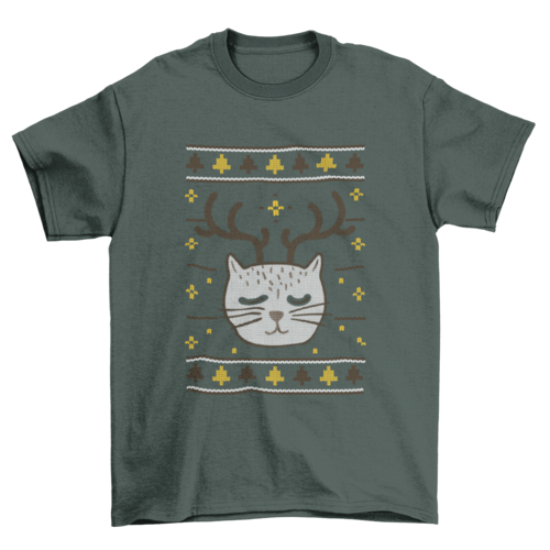 Reindeer Cat T-shirt