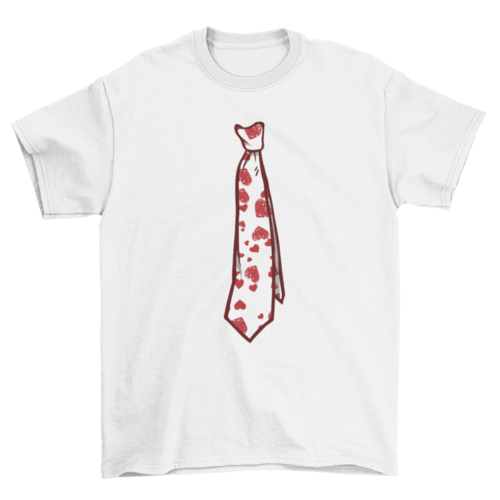 Valentine's Day Tie T-shirt