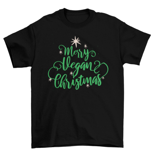 Merry Vegan Christmas T-shirt