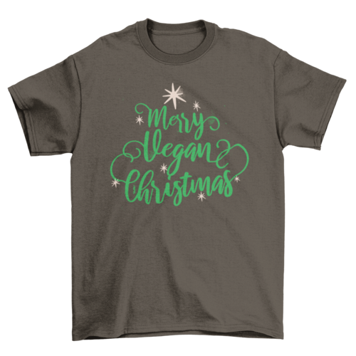 Merry Vegan Christmas T-shirt
