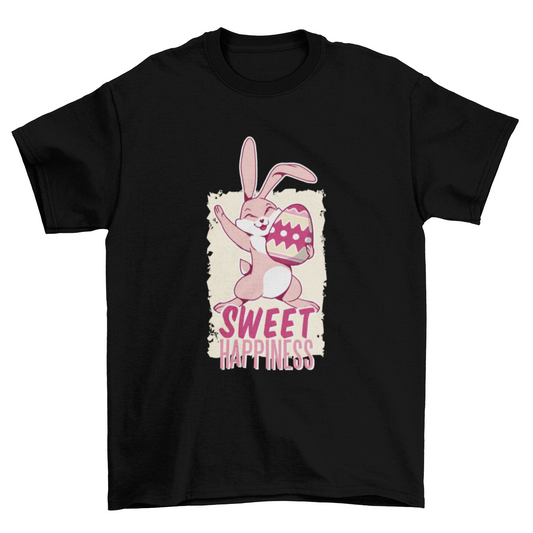Sweet Happiness Easter Bunny T-shirt