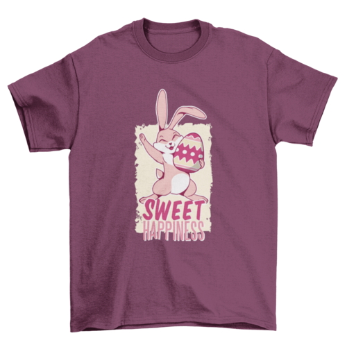 Sweet Happiness Easter Bunny T-shirt