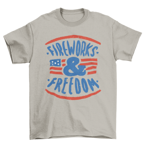 "Fireworks & Freedom" T-shirt