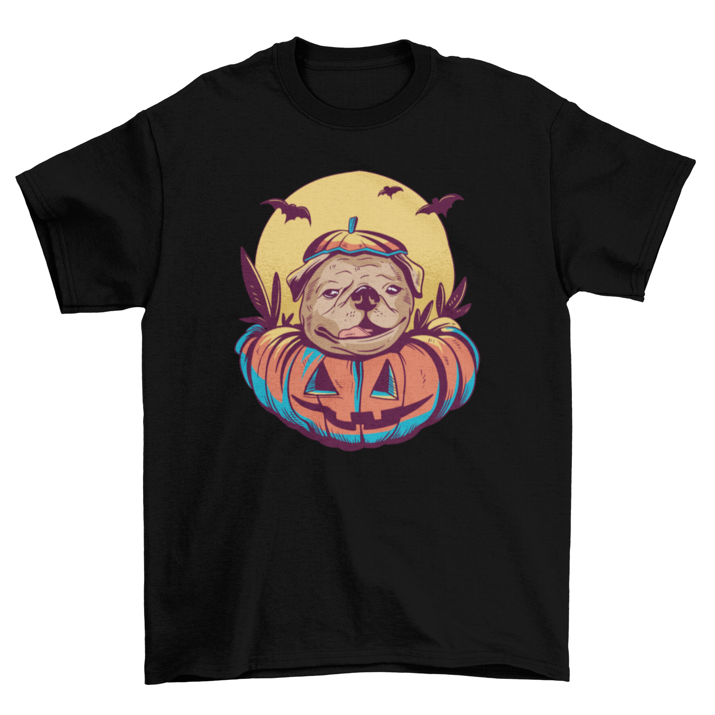 Halloween Pug T-shirt