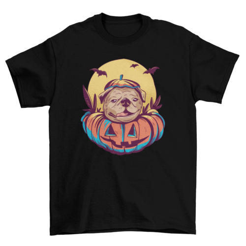Halloween Pug T-shirt