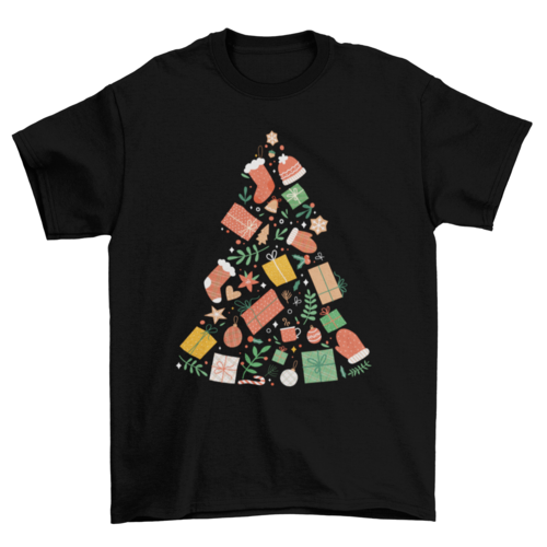 Christmas Tree Presents T-shirt