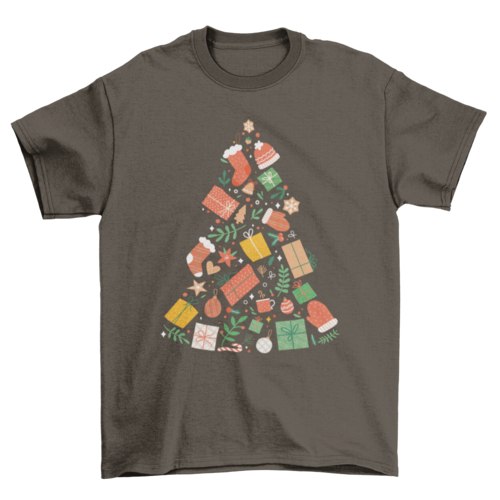 Christmas Tree Presents T-shirt