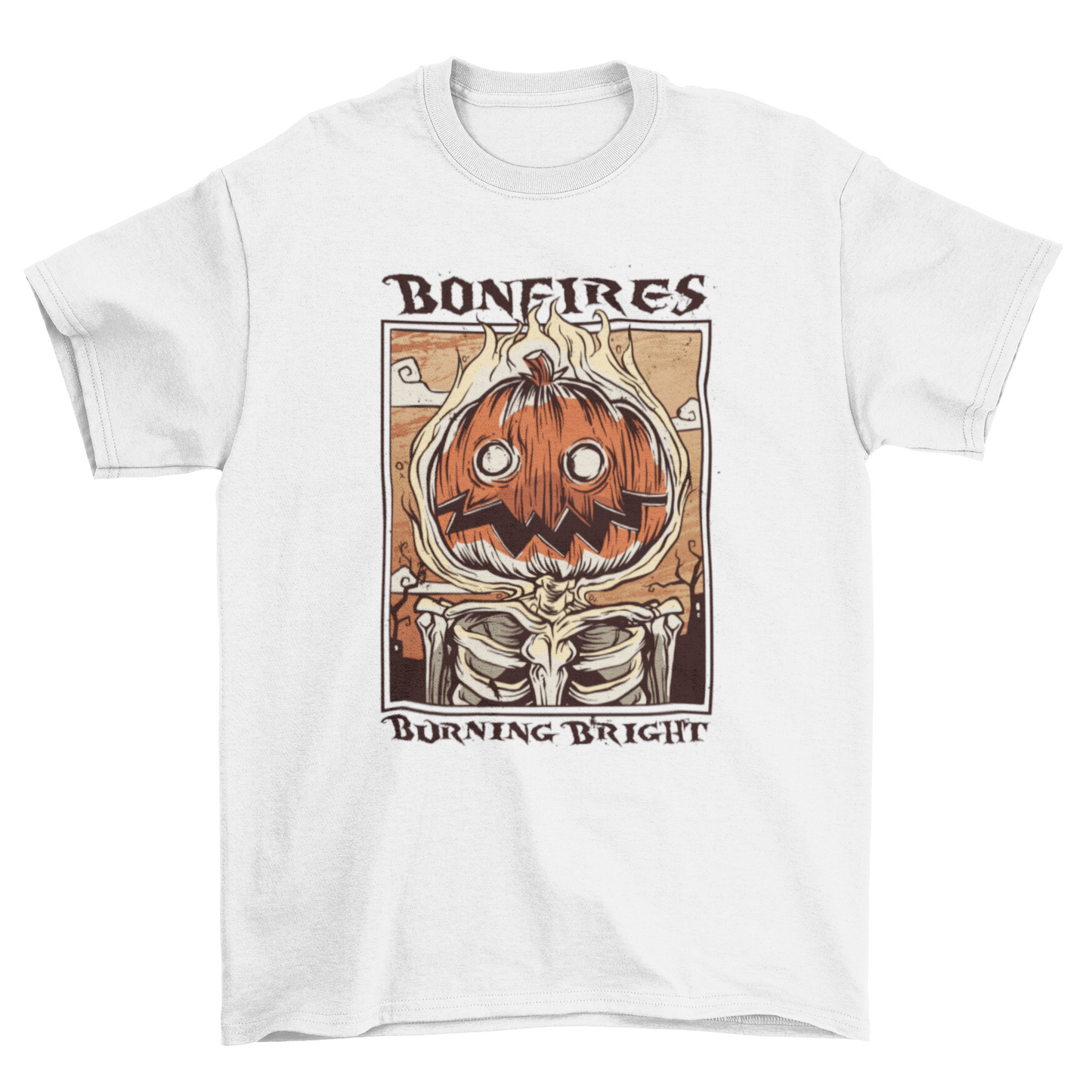 Bonfires Burning Bright Halloween T-shirt