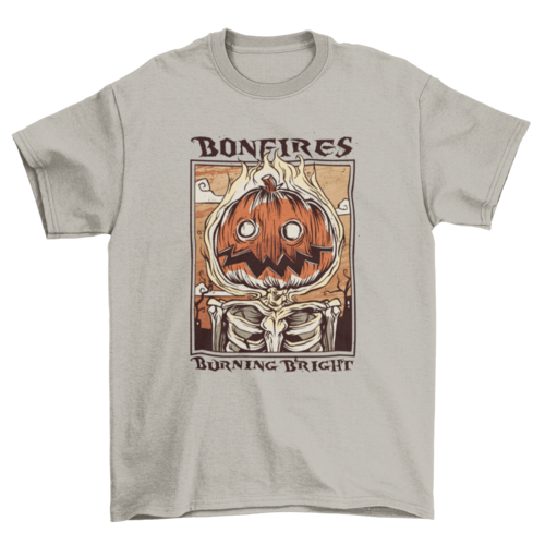 Bonfires Burning Bright Halloween T-shirt