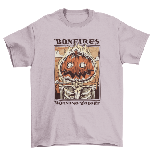 Bonfires Burning Bright Halloween T-shirt