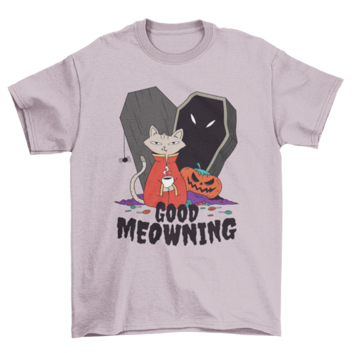 Good Meowning Halloween T-shirt