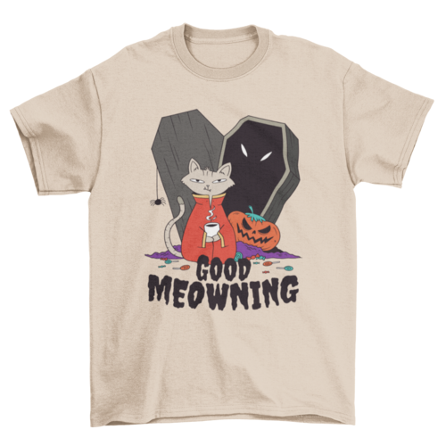 Good Meowning Halloween T-shirt