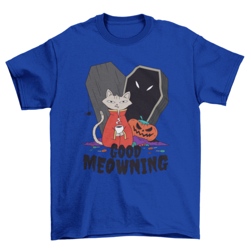 Good Meowning Halloween T-shirt