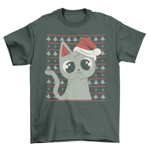 Christmas Kitty T-shirt