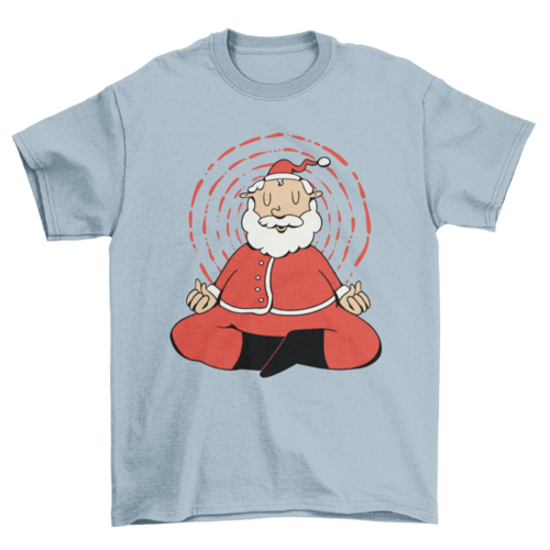 Meditating Santa T-shirt