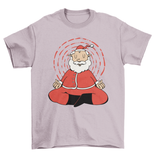 Meditating Santa T-shirt