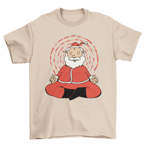 Meditating Santa T-shirt