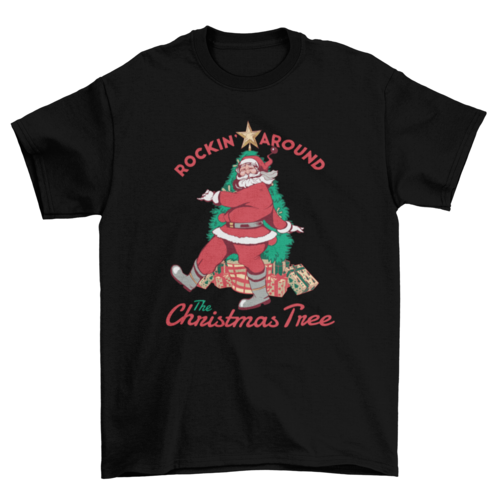 Rockin Santa T-shirt