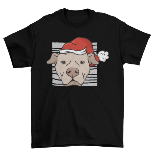 Christmas Pitbull T-shirt
