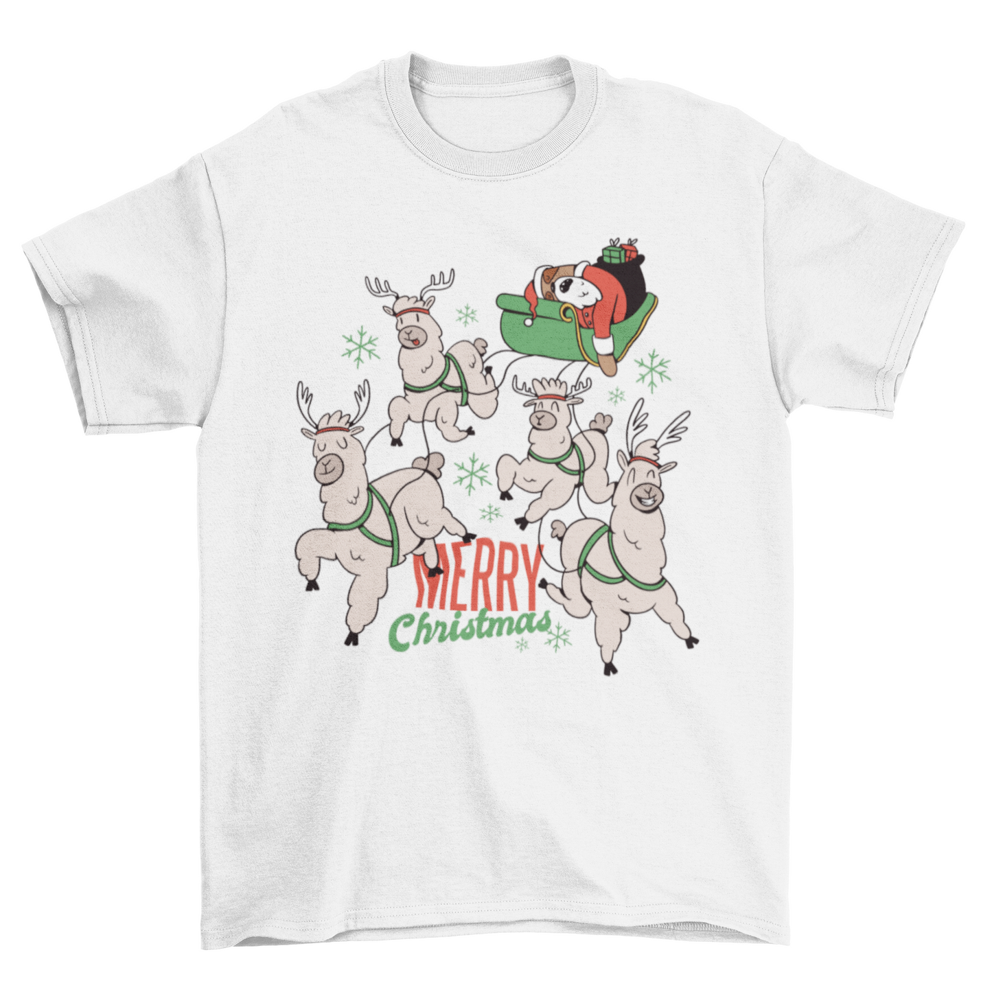 Sloth Santa T-shirt