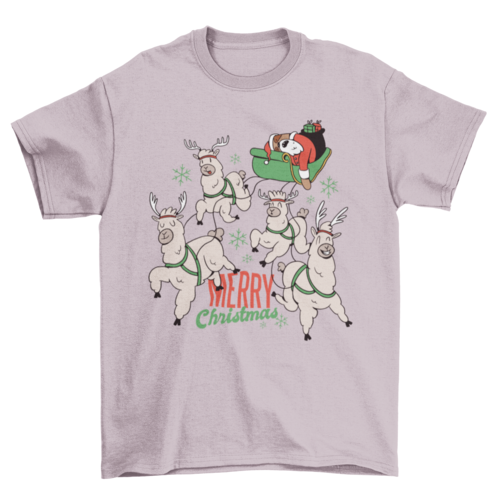 Sloth Santa T-shirt