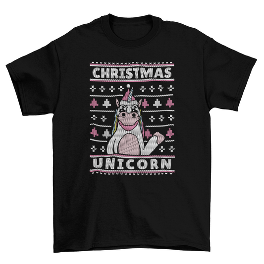 Ugly Sweater Themed Christmas T-shirt