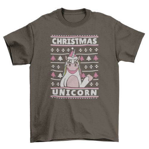 Ugly Sweater Themed Christmas T-shirt