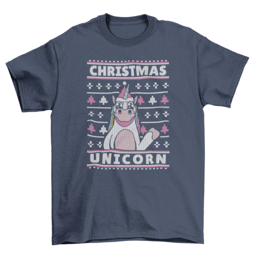 Ugly Sweater Themed Christmas T-shirt