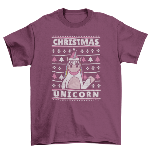 Ugly Sweater Themed Christmas T-shirt
