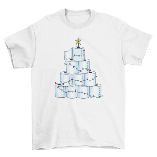 Toilet Paper Christmas Tree T-shirt