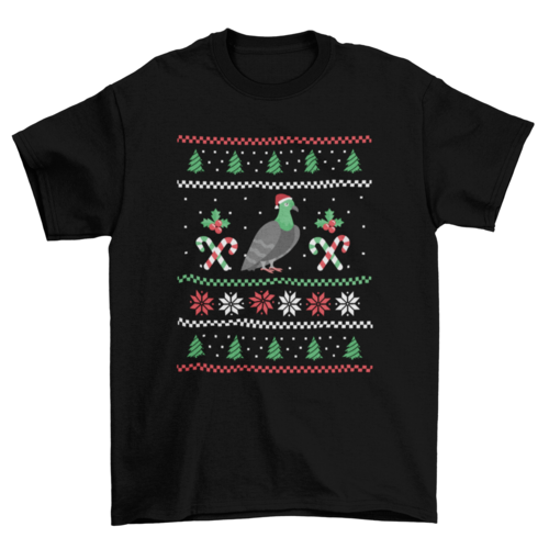 Christmas Pigeon T-shirt