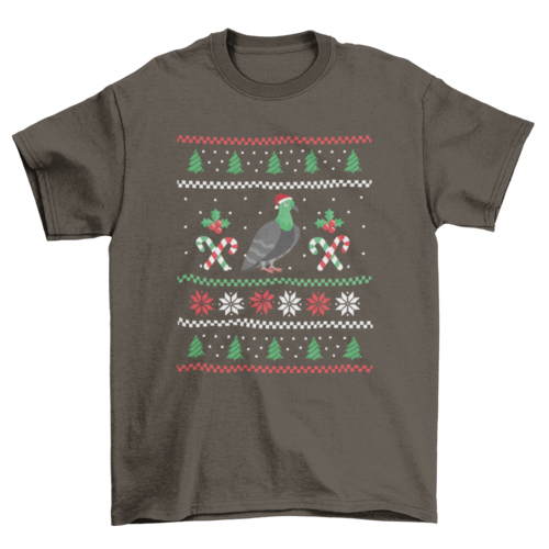 Christmas Pigeon T-shirt