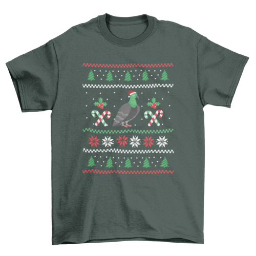 Christmas Pigeon T-shirt